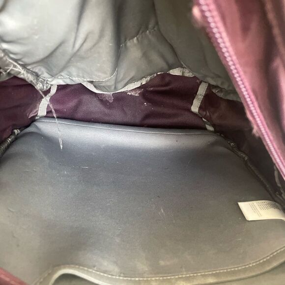 The North face Recon laptop bookbag Purple/Grey Padded Staps backpack - Picture 8 of 14